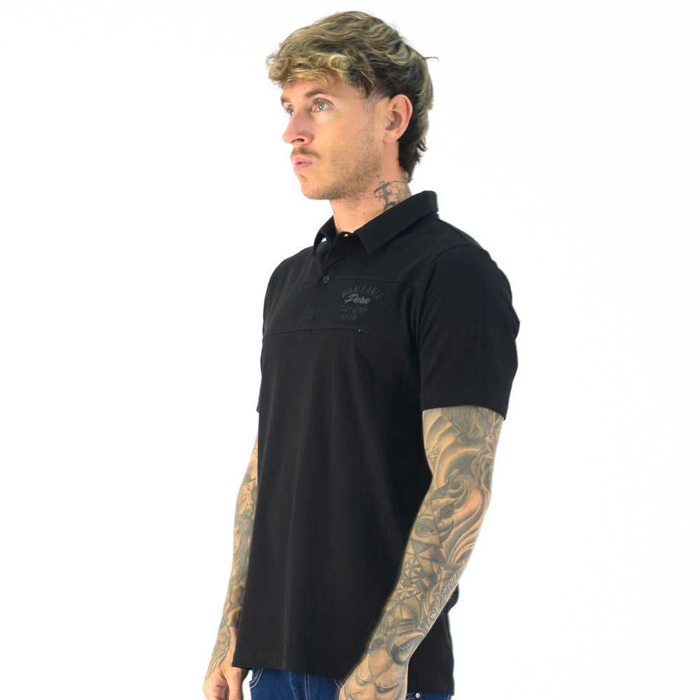 Polo Box Manga Corta Algodón Hombre Woallance Copenague H24