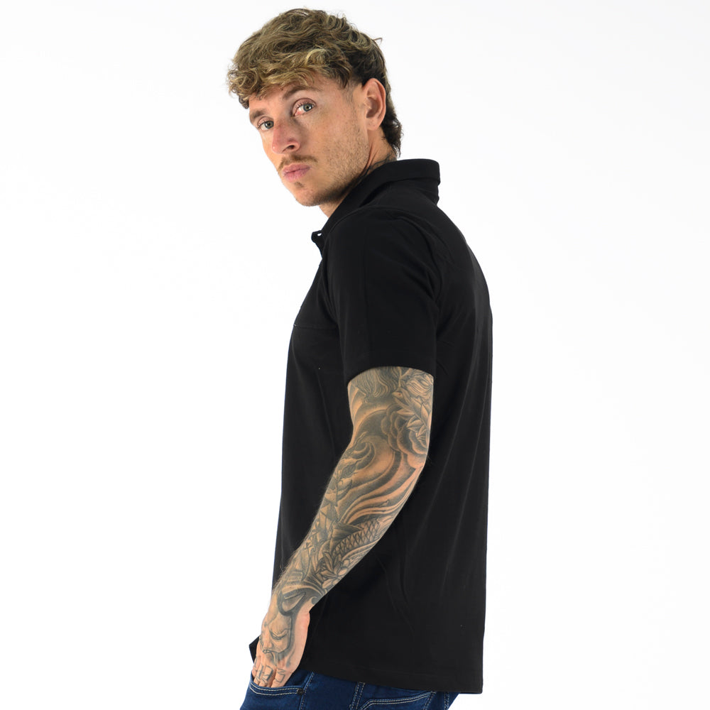 Polo Box Manga Corta Algodón Hombre Woallance Copenague H24