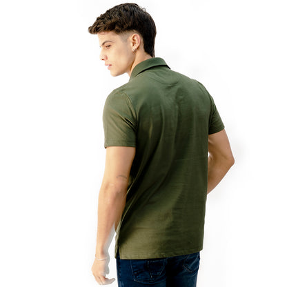 Polos Camisero Manga Corta Algodón Hombre Woallance Ayrton H25