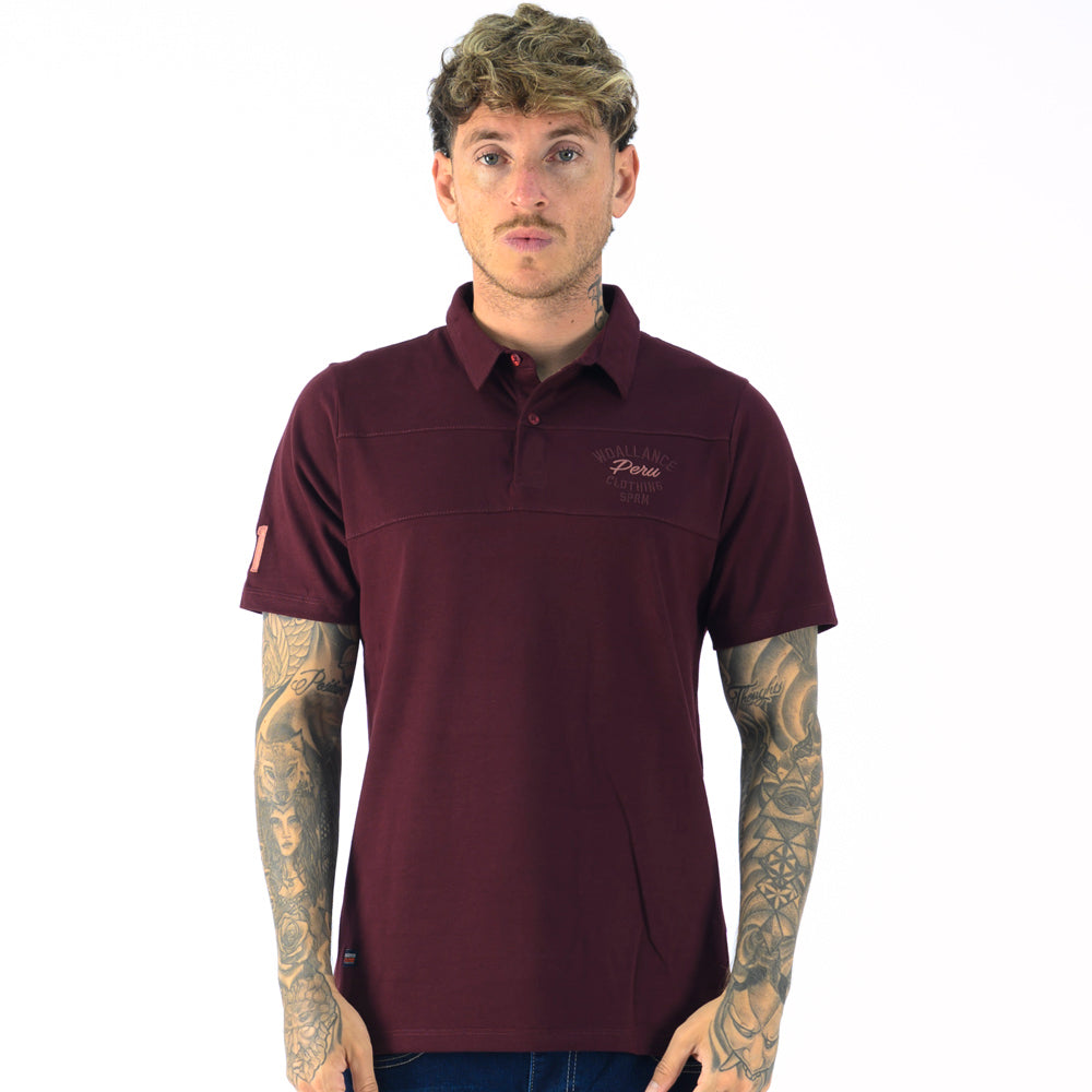 Polo Box Manga Corta Algodón Hombre Woallance Copenague H24