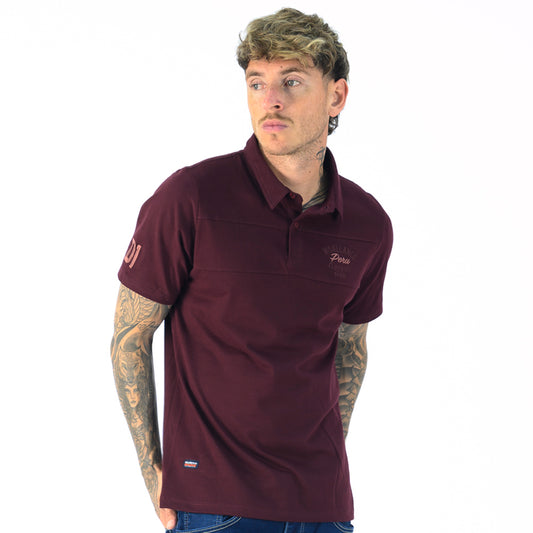 Polo Box Manga Corta Algodón Hombre Woallance Copenague