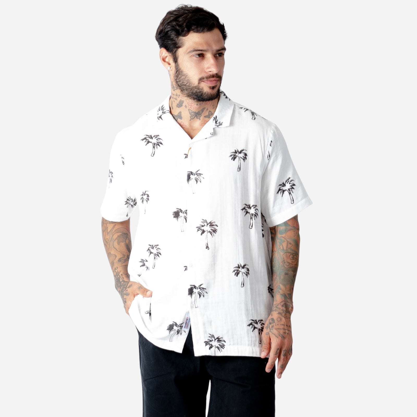 Camisa Mc Hombre Woallance Jamaica H25-26